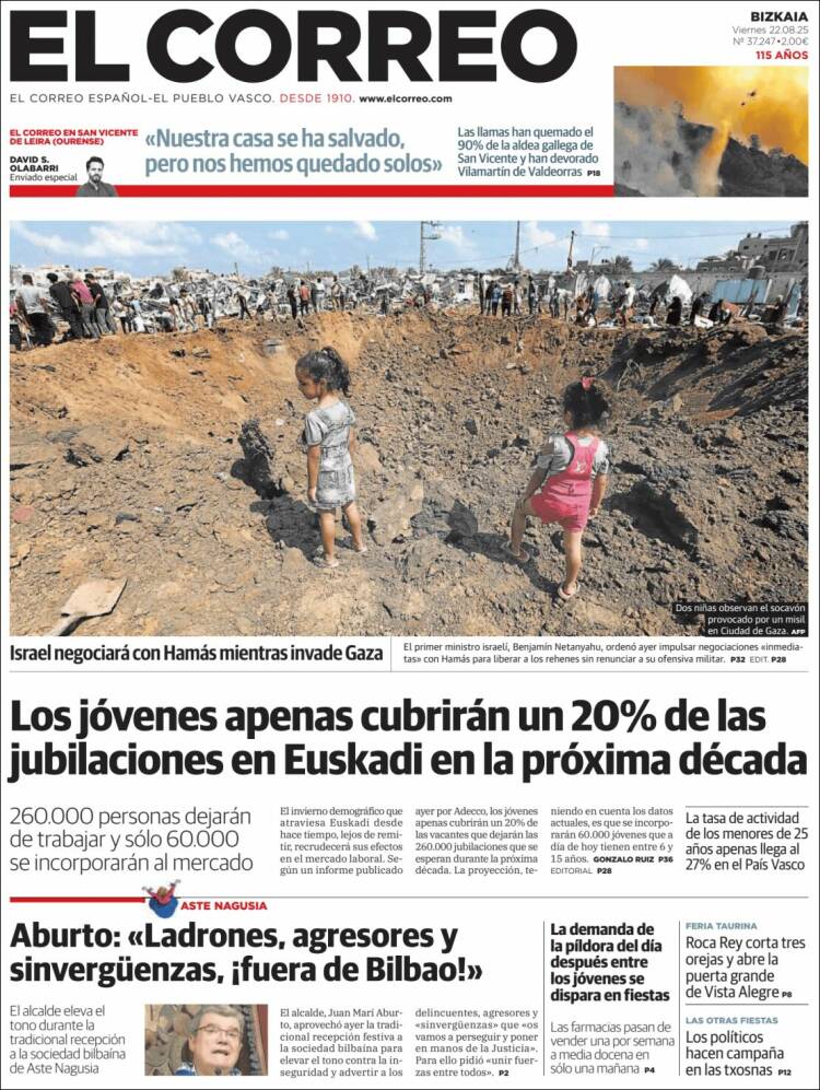 Portada El Correo