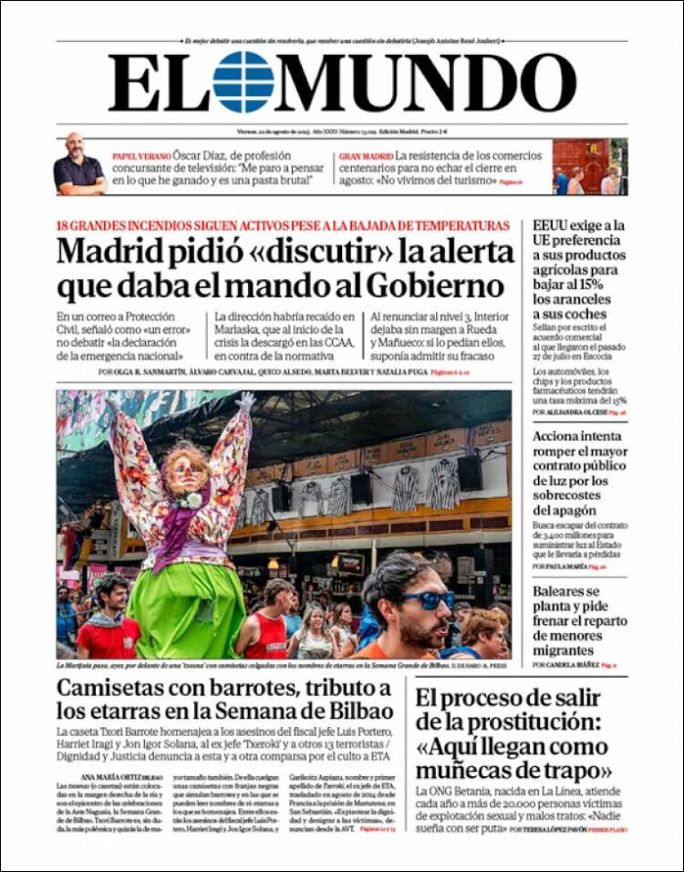 Portada EL MUNDO
