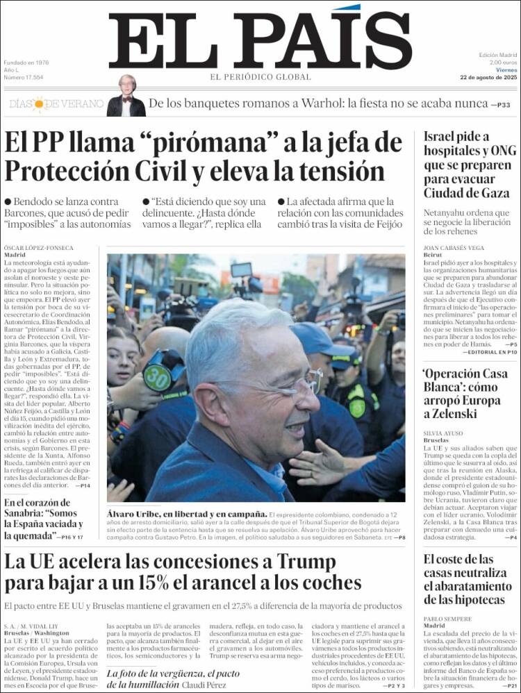 Portada EL PAIS