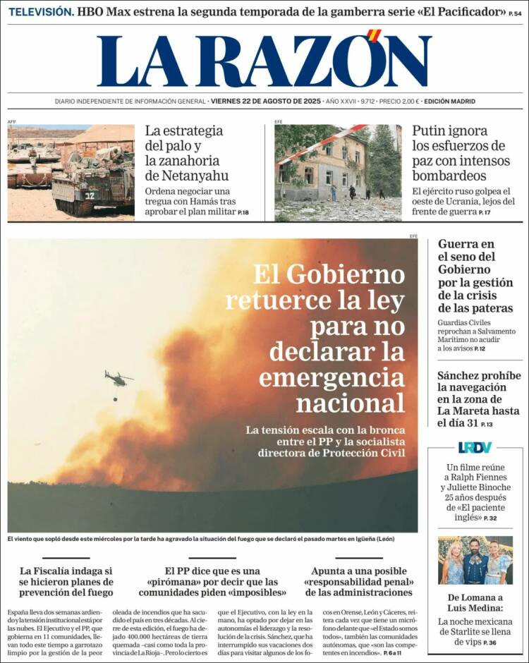 Portada La Razon
