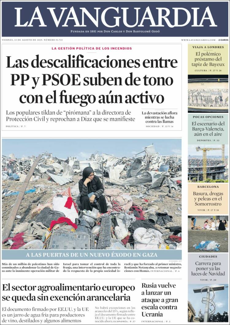 Portada La Vanguardia