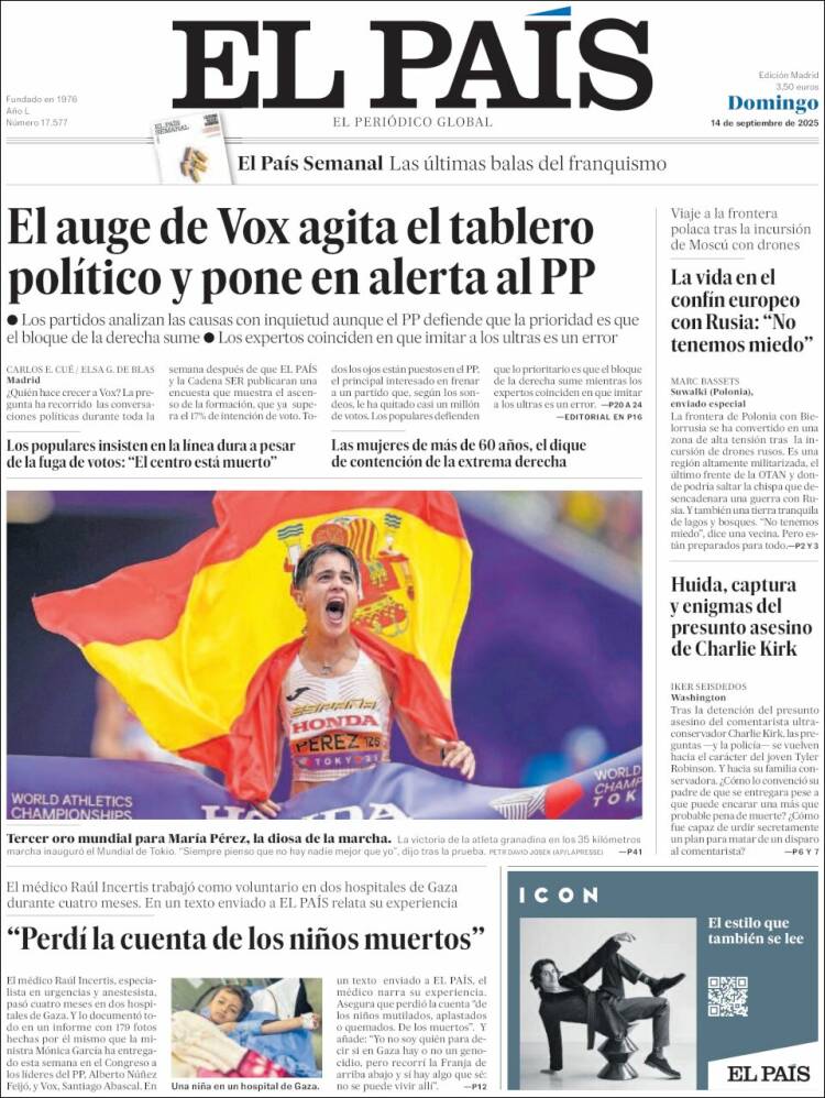 Portada EL PAIS