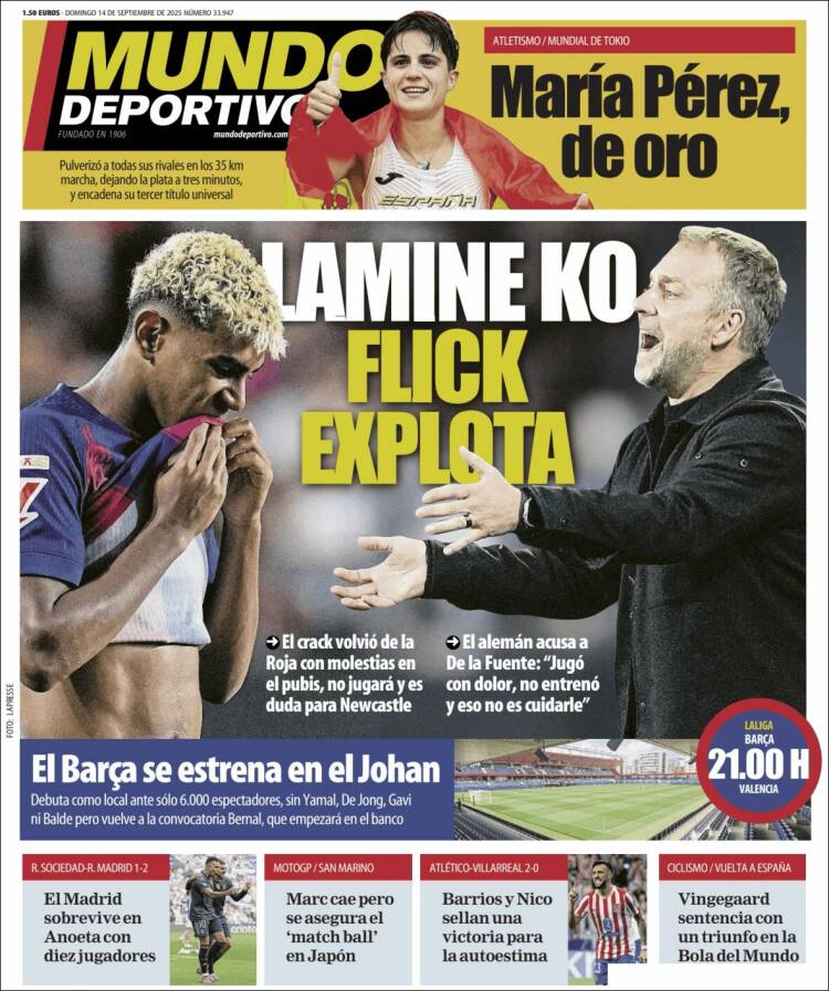 Portada Mundo deportivo