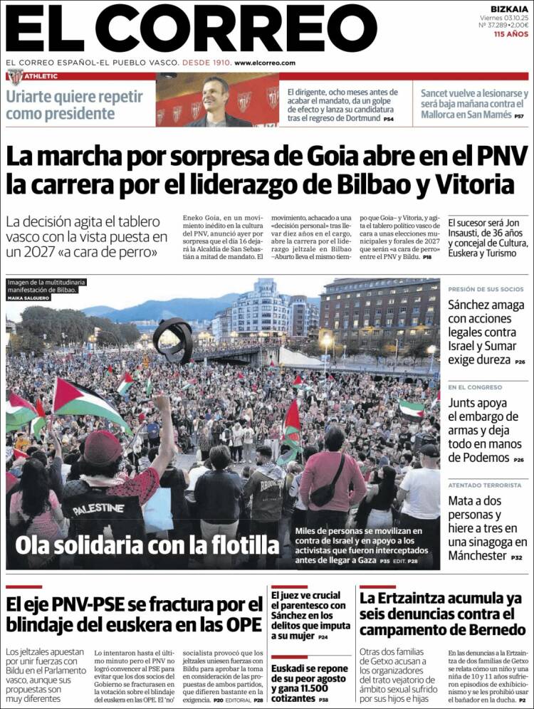Portada El Correo