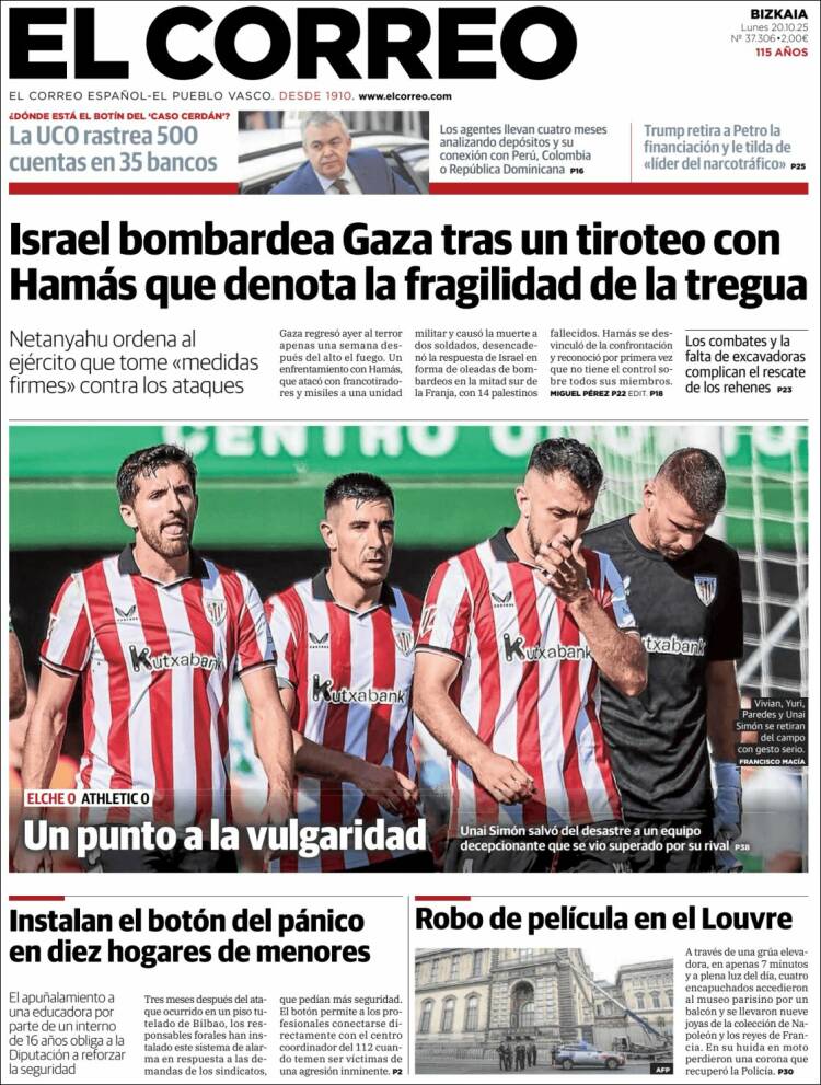 Portada El Correo