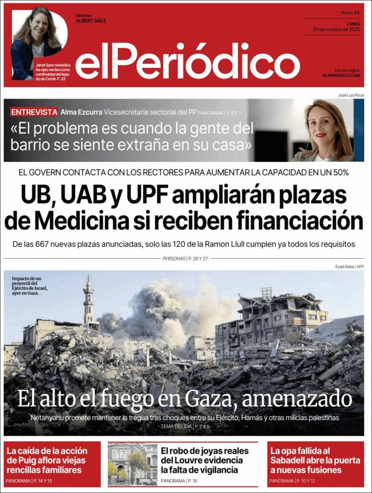 Portada El Periodico
