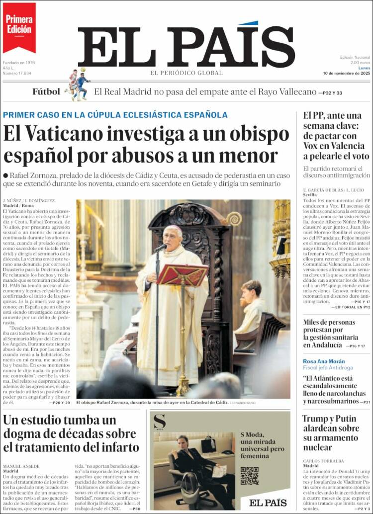 Portada EL PAIS