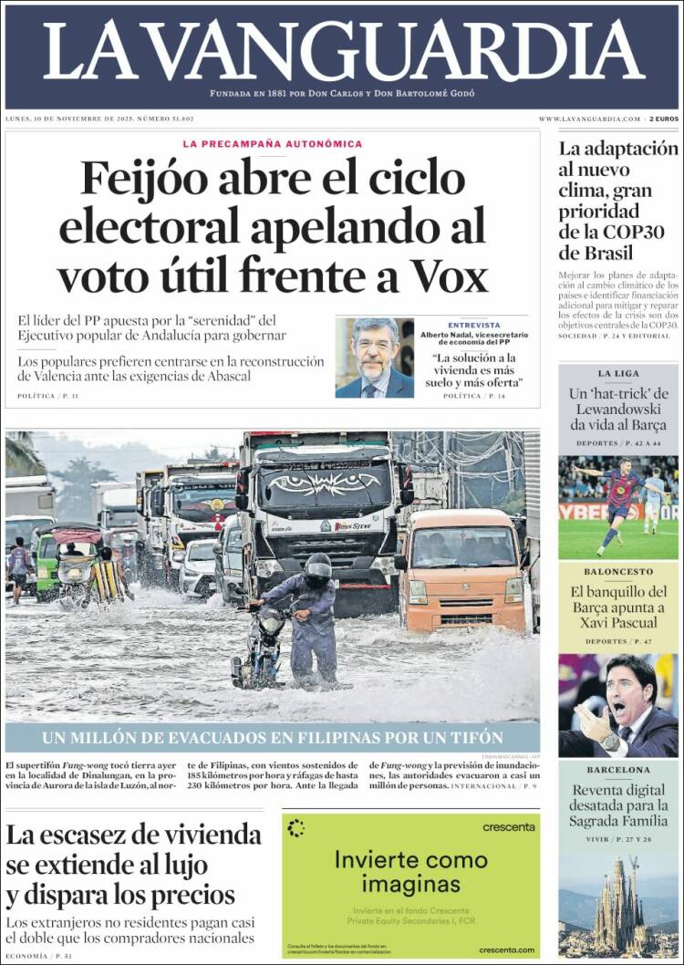 Portada La Vanguardia