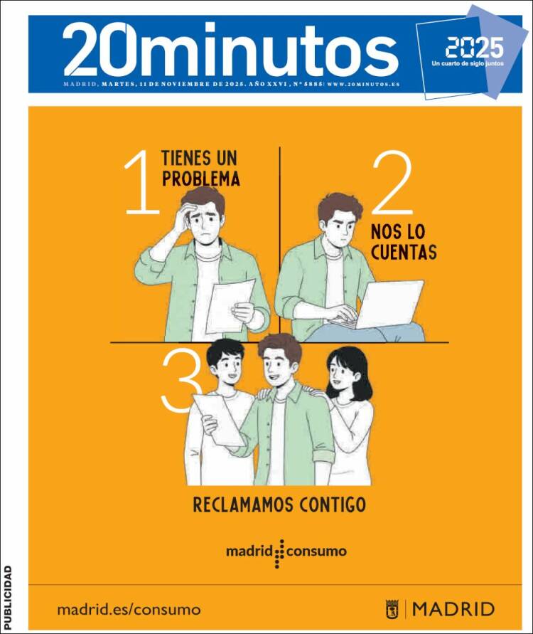 Portada 20 minutos
