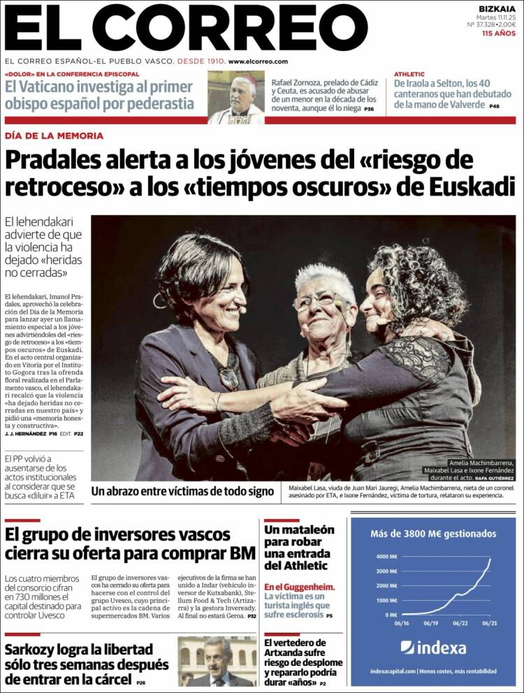 Portada El Correo