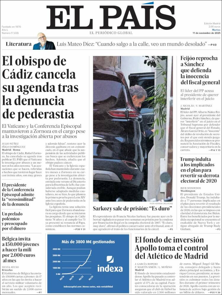 Portada EL PAIS