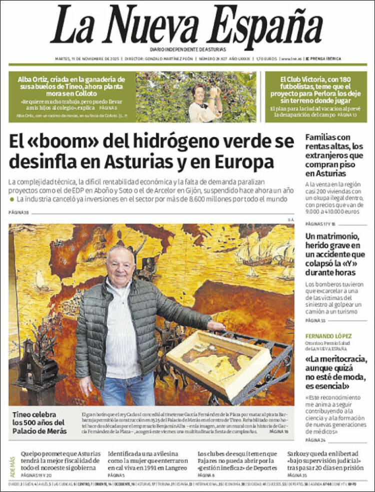 Portada La Nueva España