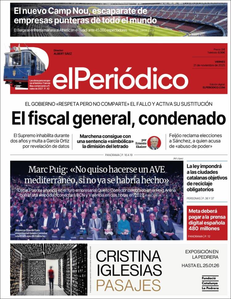 Portada El Periodico