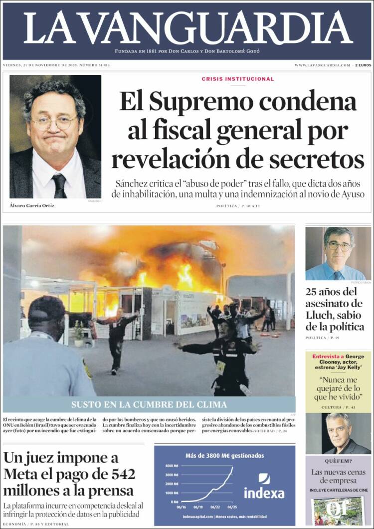 Portada La Vanguardia
