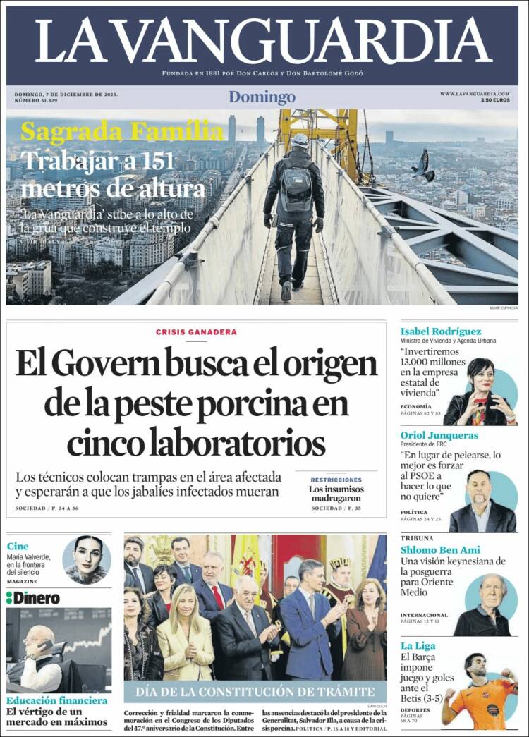 Portada La Vanguardia