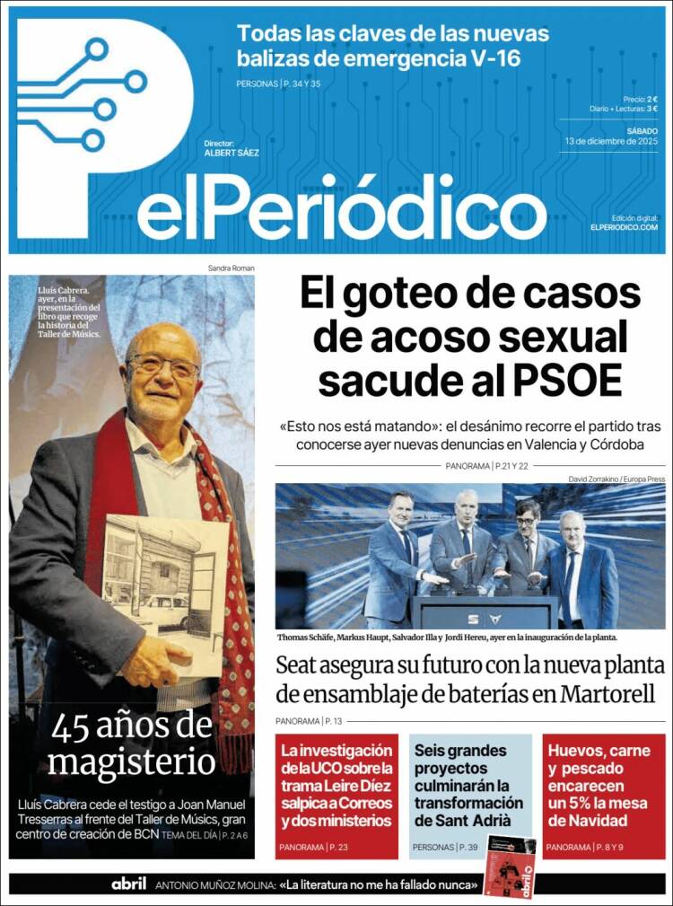 Portada El Periodico