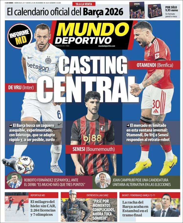 Portada Mundo deportivo