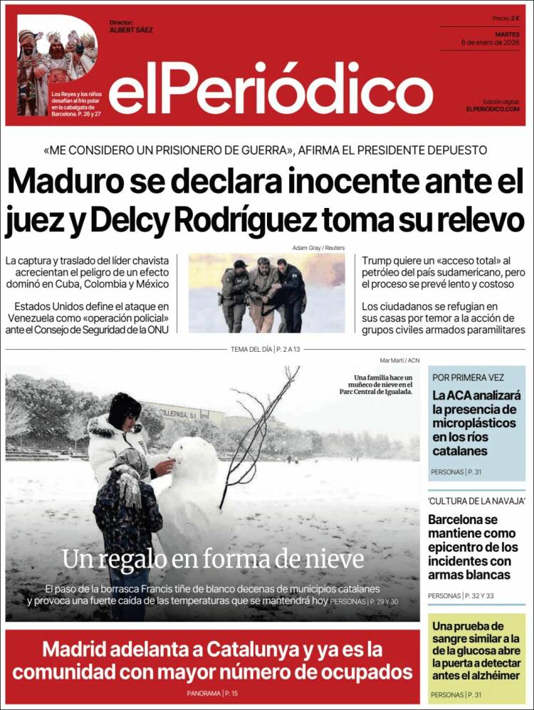 Portada El Periodico