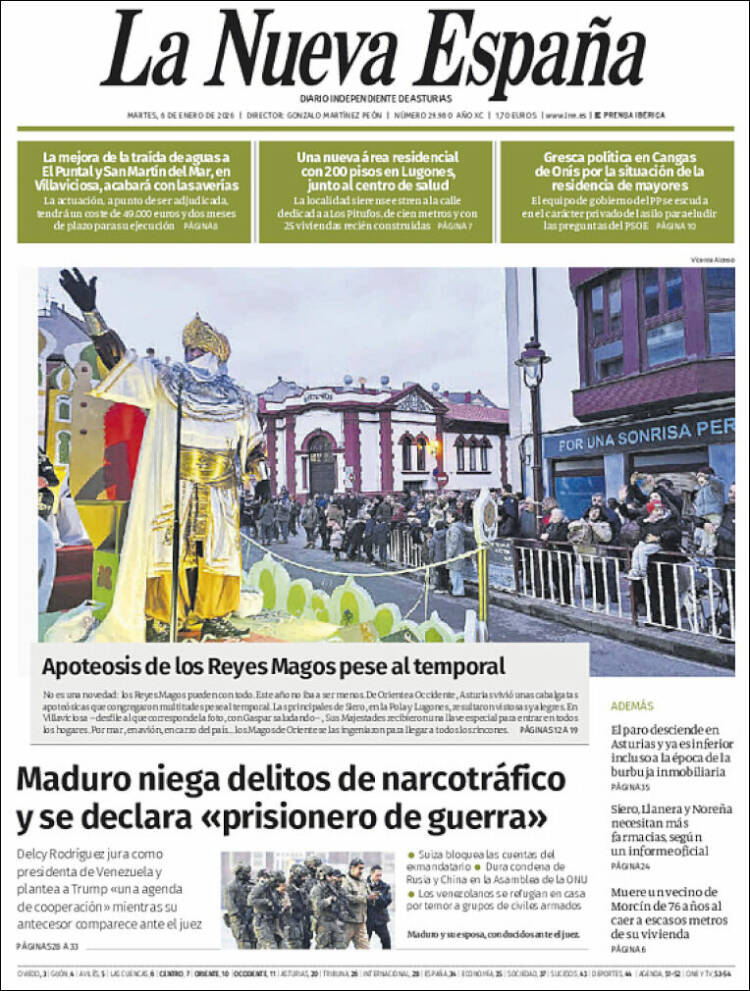 Portada La Nueva España