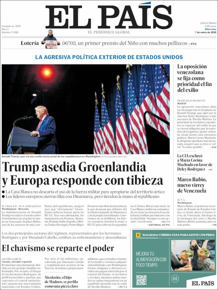 Portada EL PAIS