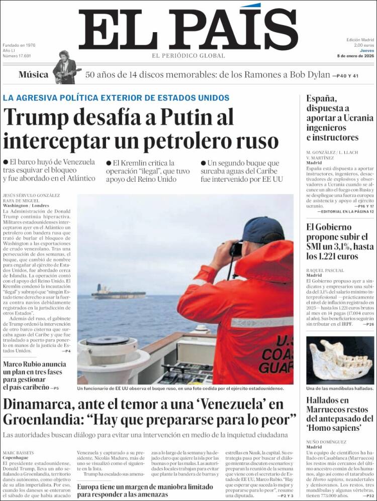 Portada EL PAIS