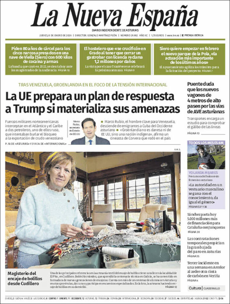Portada La Nueva España