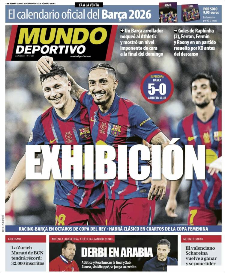 Portada Mundo deportivo