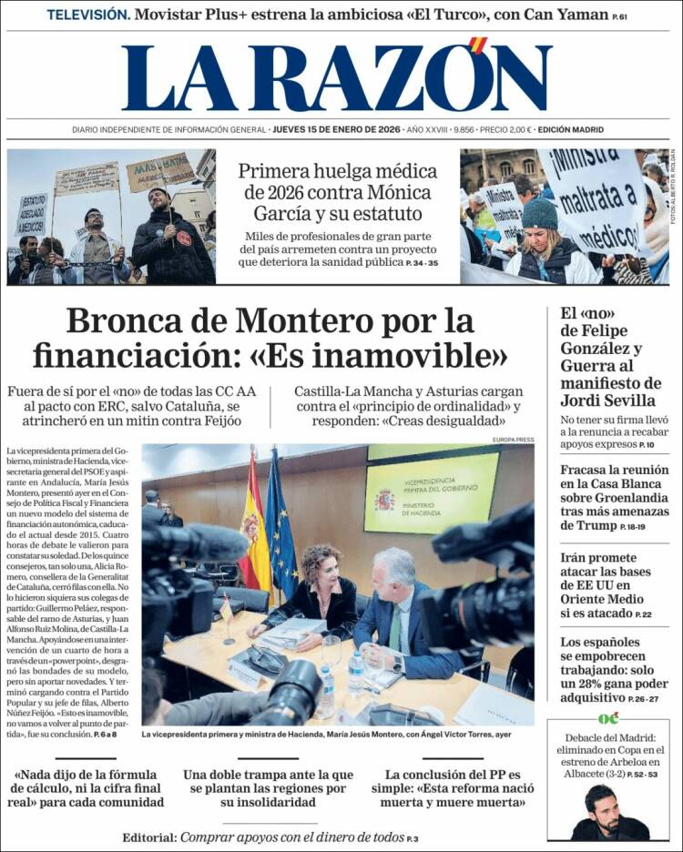 Portada La Razon