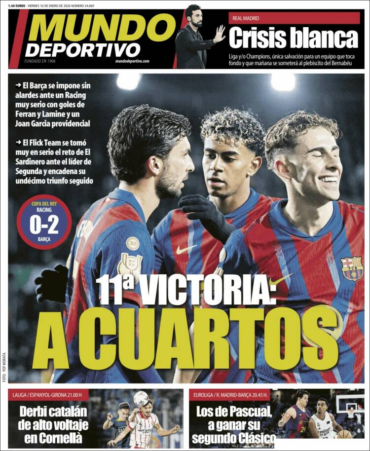 Portada Mundo deportivo