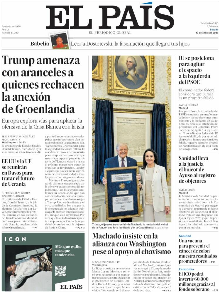 Portada EL PAIS