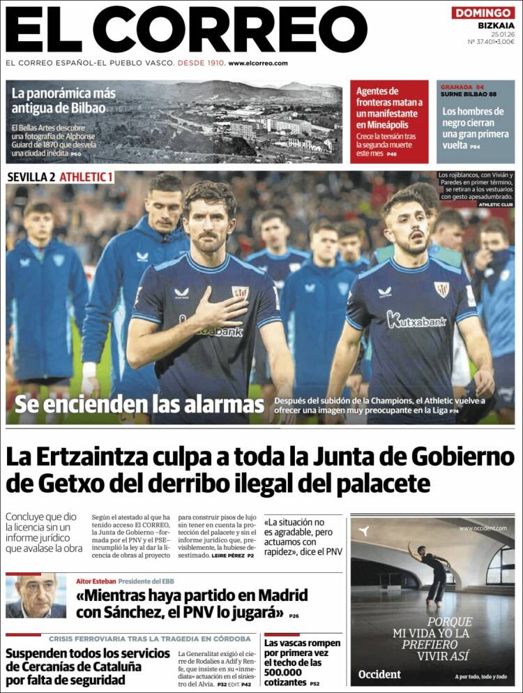 Portada El Correo