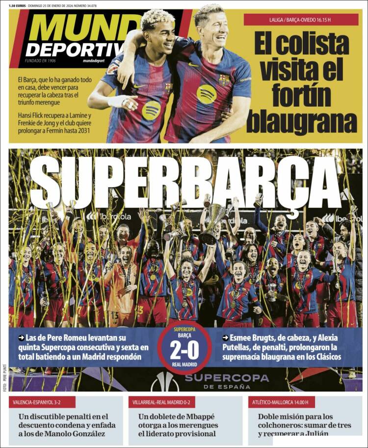 Portada Mundo deportivo