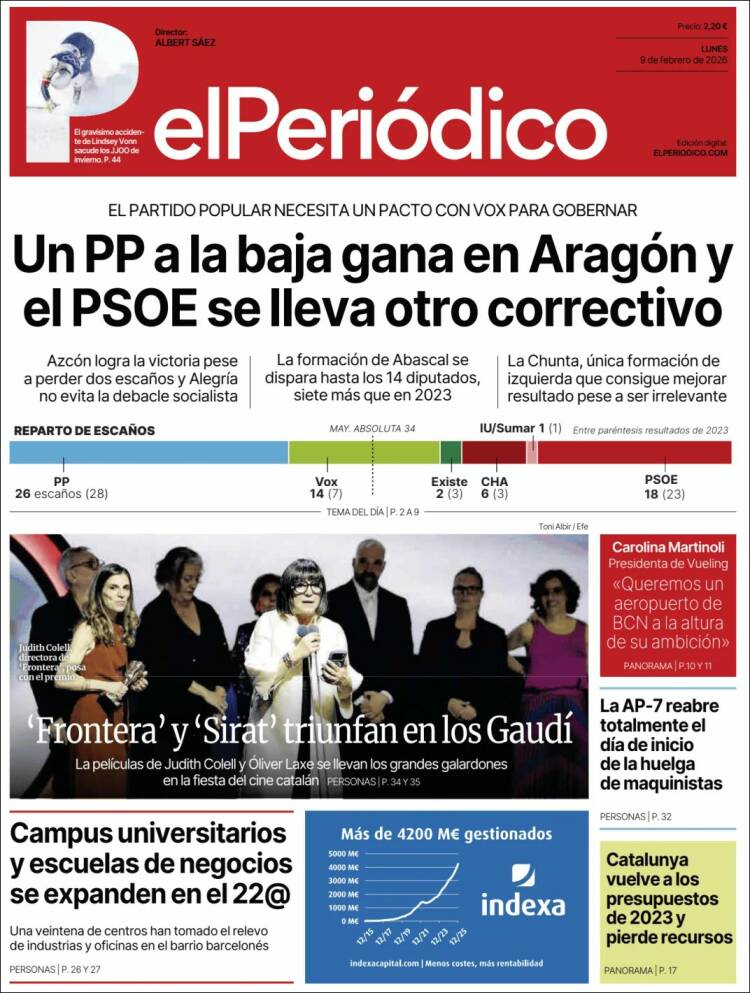 Portada El Periodico