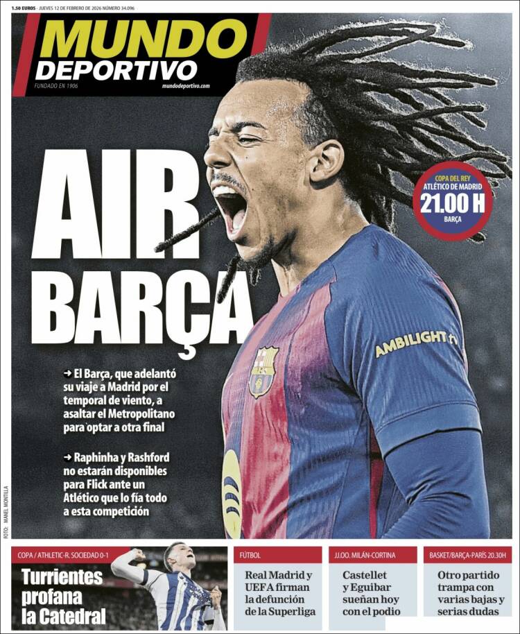Portada Mundo deportivo