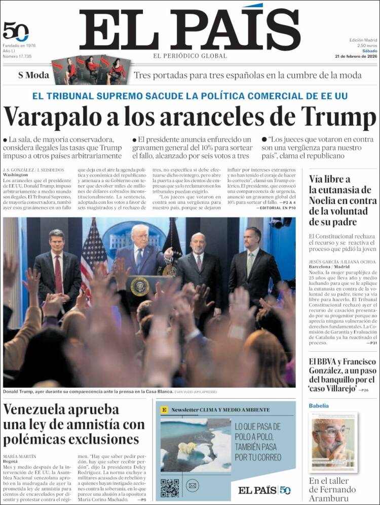 Portada EL PAIS