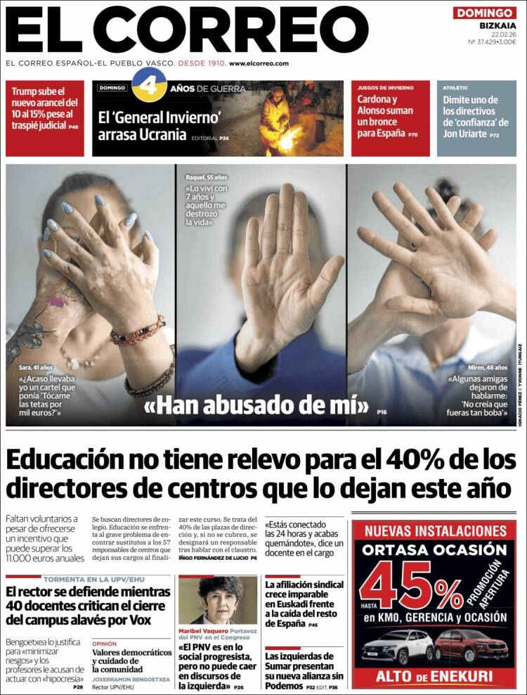 Portada El Correo
