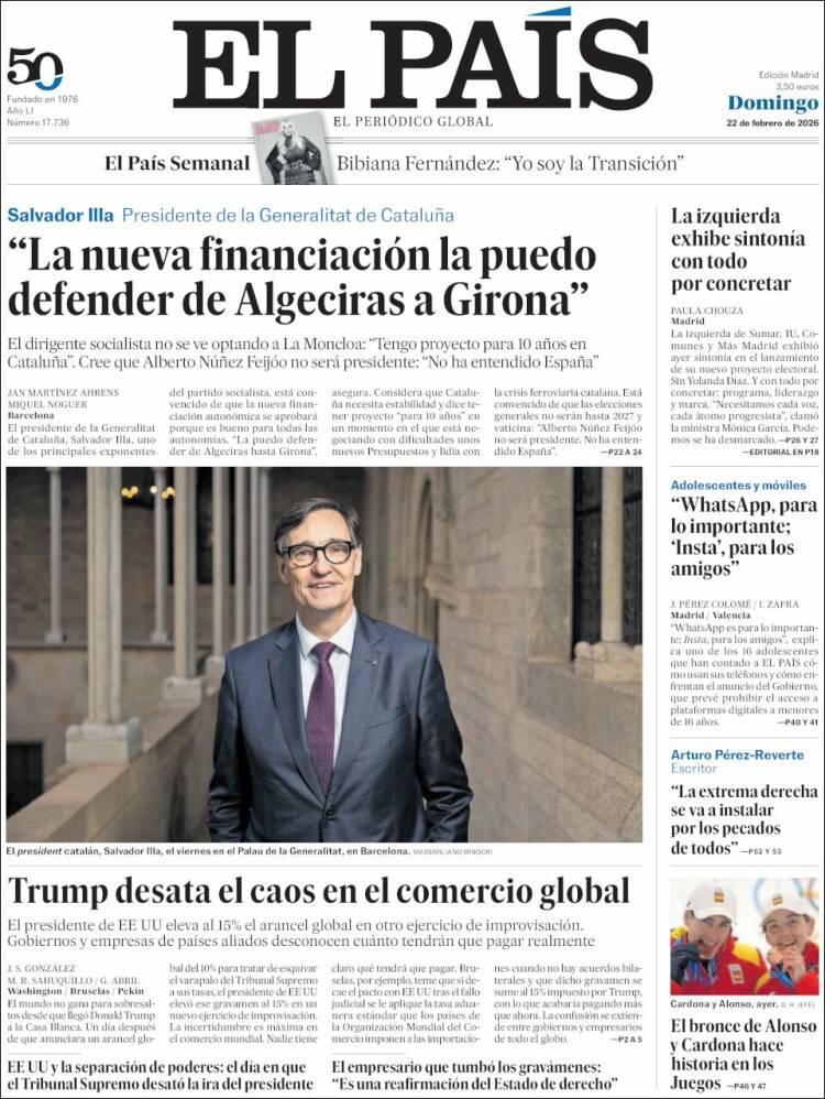 Portada EL PAIS
