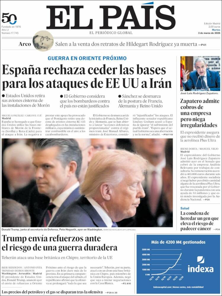 Portada EL PAIS
