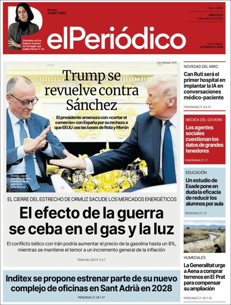 Portada El Periodico