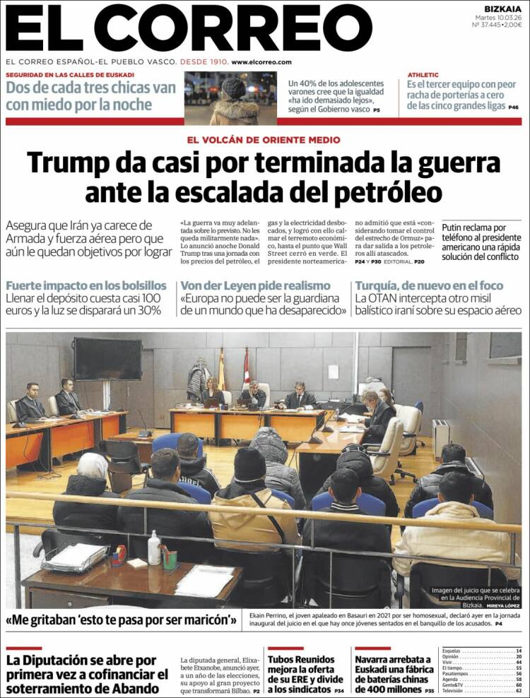 Portada El Correo