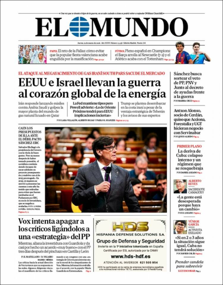 Portada EL MUNDO