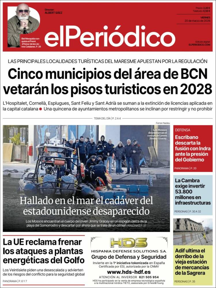 Portada El Periodico