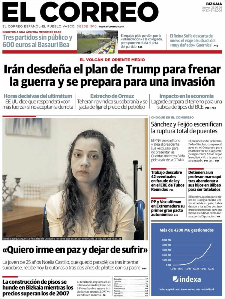 Portada El Correo