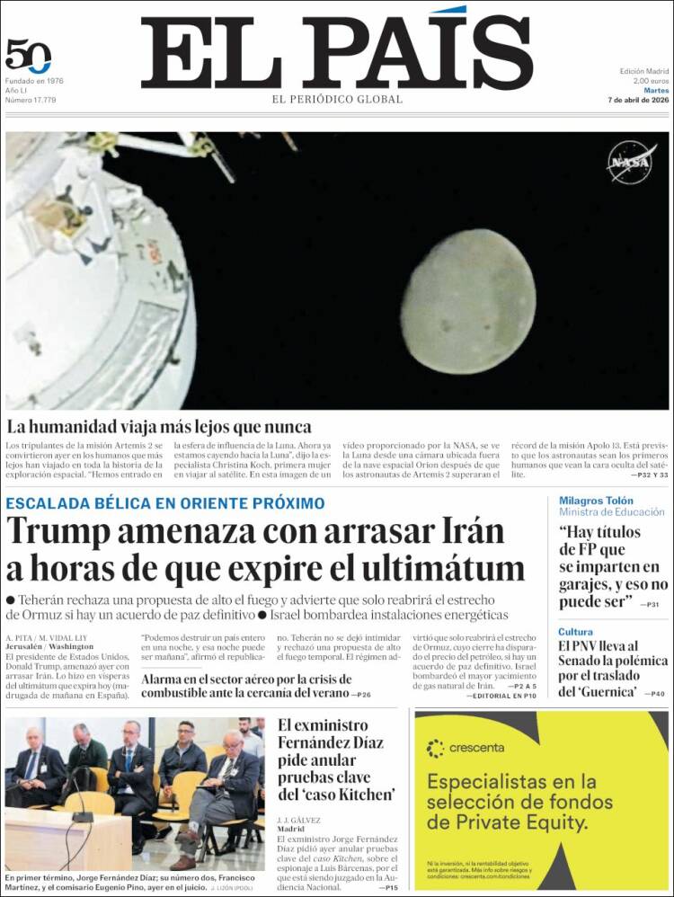Portada EL PAIS