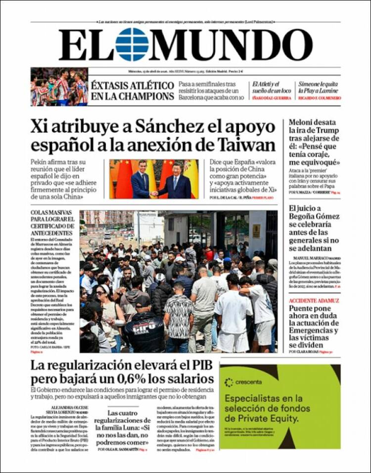 Portada EL MUNDO