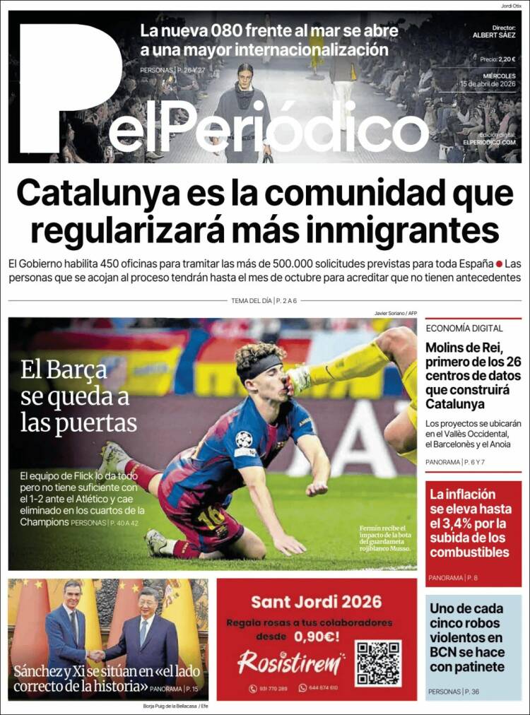 Portada El Periodico