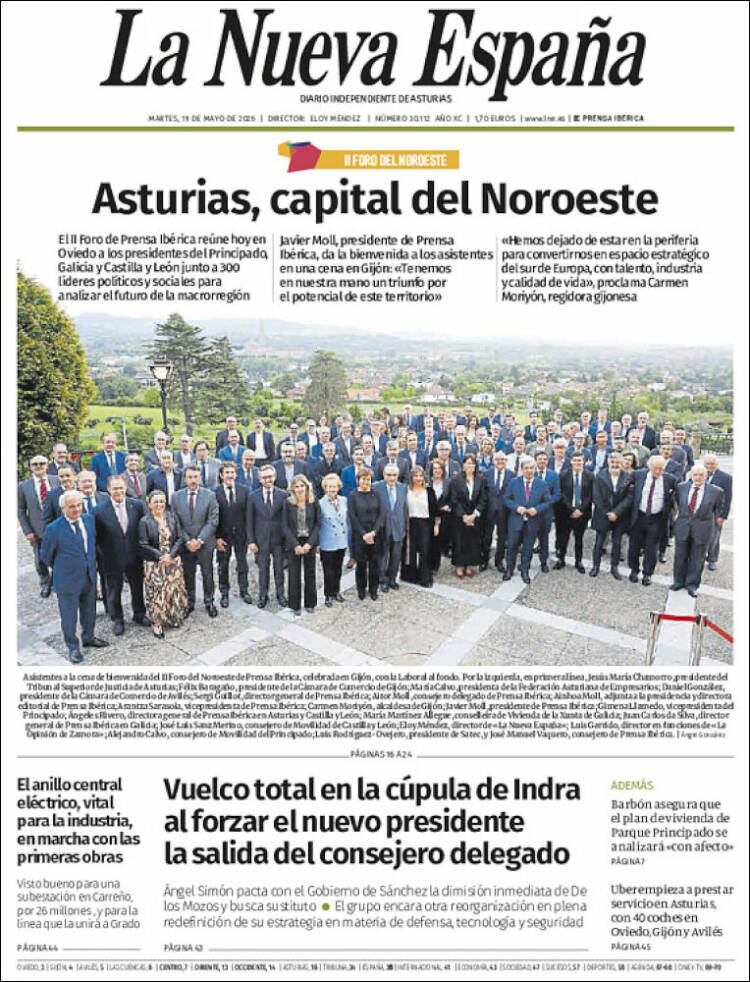Portada La Nueva España