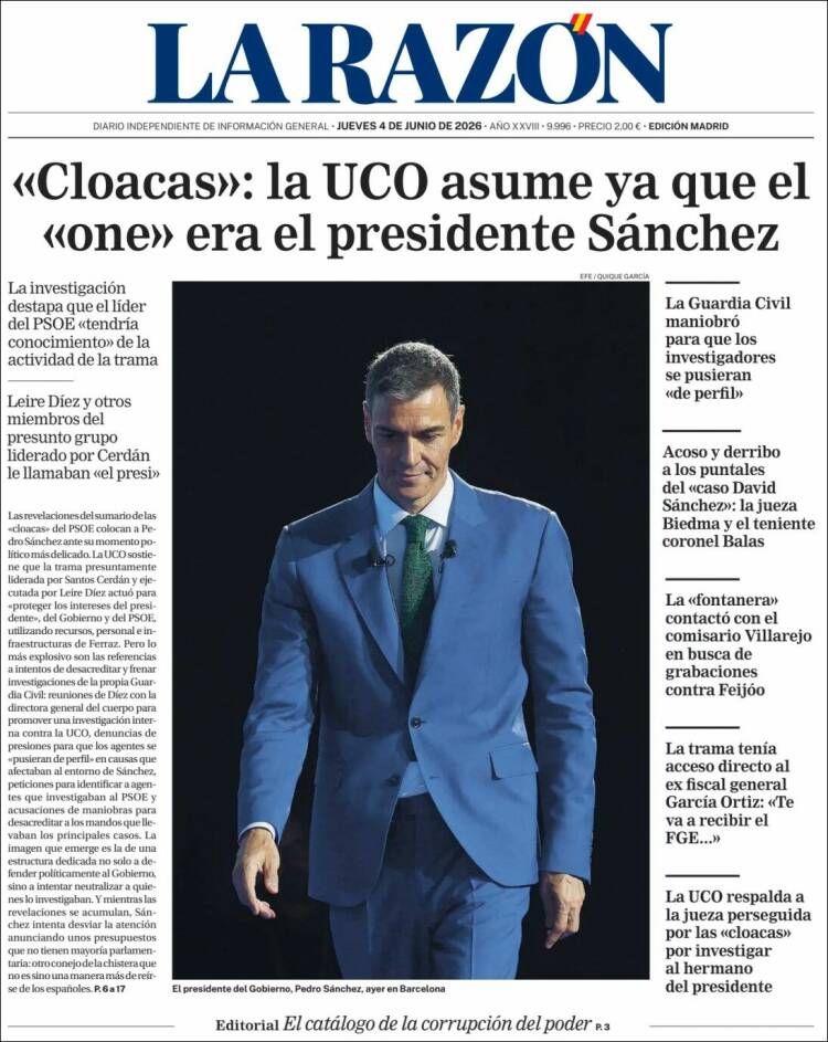 Portada La Razon