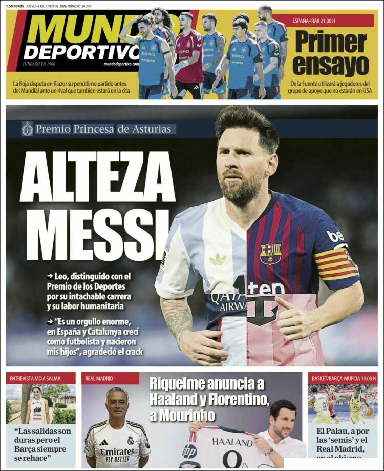 Portada Mundo deportivo
