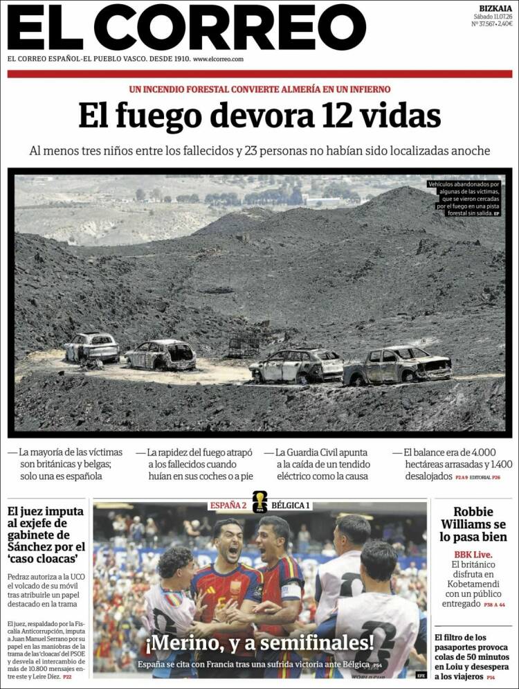 Portada El Correo